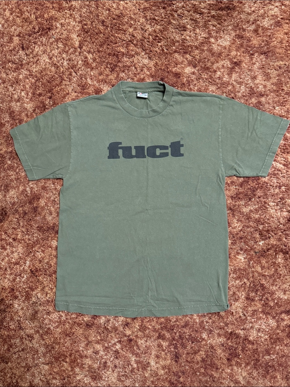 Fuct Olive Green Short Sleeve Logo Tee
